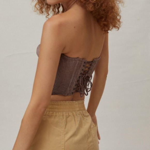 Urban Outfitters Velvet Corset - M - Picture 2 of 3